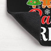 Tapis De Souris Cookie Baking Crew Gingerbread Xmas Holiday Cookie (Coin)