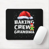 Tapis De Souris Cookie Baking Crew Shirt Grandma Matching Christma (Avec souris)