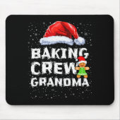 Tapis De Souris Cookie Baking Crew Shirt Grandma Matching Christma (Devant)
