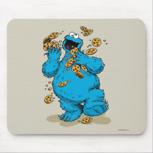 Tapis De Souris Cookie Monster Cookies folles