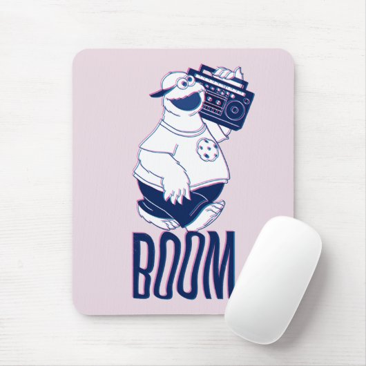 Tapis De Souris Cookie Monster | Jamming with the Boom Box (Avec souris)