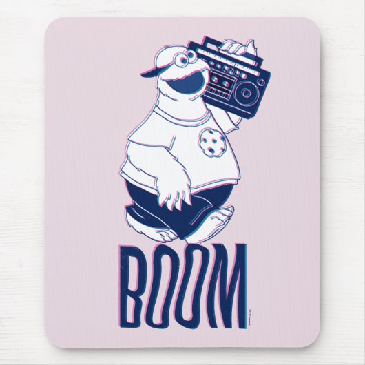 Tapis De Souris Cookie Monster | Jamming with the Boom Box (Devant)