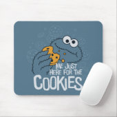 Tapis De Souris Cookie Monster | Je suis juste ici pour les cookie (Avec souris)
