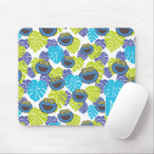 Tapis De Souris Cookie Monster | Motif tropical (Avec souris)