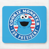Tapis De Souris Cookie Monster pour Président (Devant)