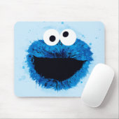 Tapis De Souris Cookie Monster | Tendance de l'aquarelle (Avec souris)