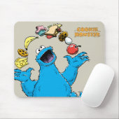 Tapis De Souris Cookie Monster vintage jonglant (Avec souris)