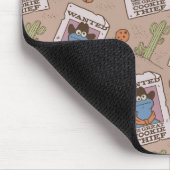 Tapis De Souris Cookie Monster Wanted Pattern (Coin)