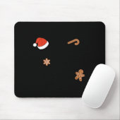 Tapis De Souris Cookie Tester &amp; Cookie Baker Funny Christmas C (Avec souris)