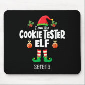Tapis De Souris Cookie Tester Elf Family Matching Christmas Name (Devant)