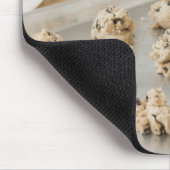 Tapis De Souris Cookies crus sur plateau à cuisson (Coin)