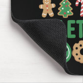 Tapis De Souris Cookies de Noël drôles de support technique de tra (Coin)