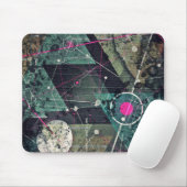 Tapis De Souris Cool Abstract Digital Graffiti Art Geometic (Avec souris)