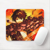Tapis De Souris Cool Anime Boy Mousepad – Stylish Desk Pad for Ota (Avec souris)