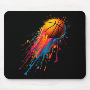 Tapis De Souris Cool Anniversaire coloré teint couleur teint Paint