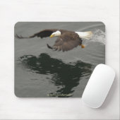 Tapis De Souris Cool Bald Eagle Wildlife Collection (Avec souris)