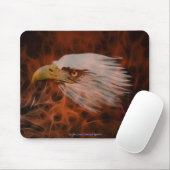 Tapis De Souris Cool Bald Eagle Wildlife Collection (Avec souris)