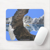 Tapis De Souris Cool Bald Eagle Wildlife Collection (Avec souris)