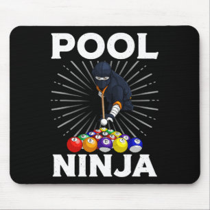 Tapis De Souris Cool Billard Art Pour Hommes Joueuse De Pool Femme