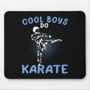 Tapis De Souris Cool Boys Do Karate Karateka Asian Martial Arts