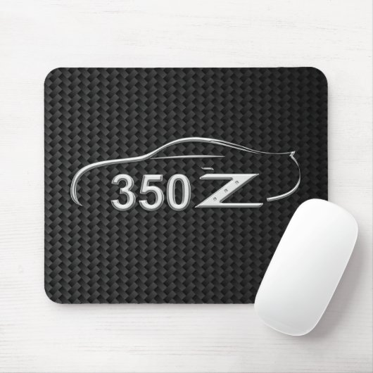 Tapis De Souris Cool Chrome Carbone Design Carbone Pad (Avec souris)