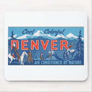 Tapis De Souris Cool Colorful Denver