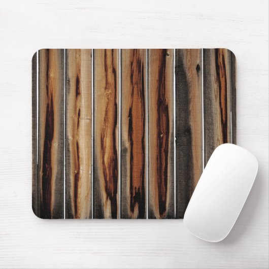 Tapis De Souris Cool de texture de clôture en bois unique (Avec souris)
