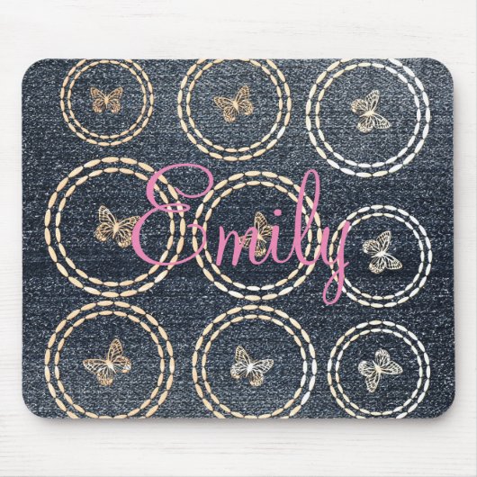 Tapis De Souris Cool Denim Look (Devant)