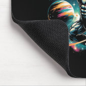 Tapis De Souris Cool Galaxy Bodybuilder Astronaut Sur La Construct (Coin)