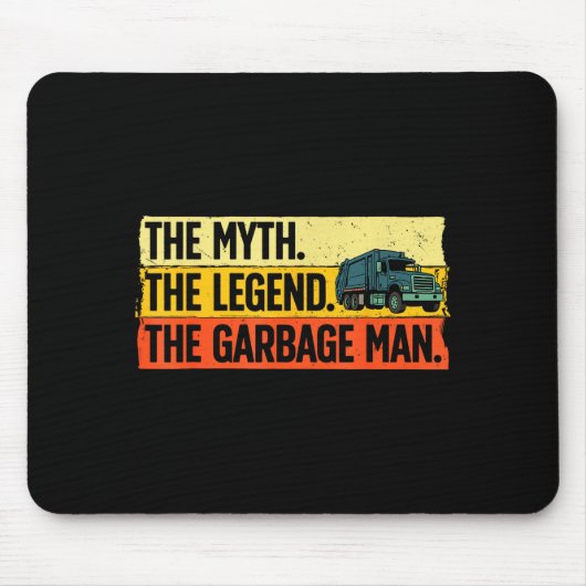 Tapis De Souris Cool Garbage Man Art For Men Dad Father Garbage Du (Devant)