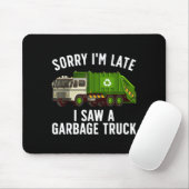 Tapis De Souris Cool Garbage Truck Art For Men Women Kids Garbage (Avec souris)