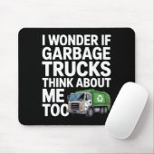 Tapis De Souris Cool Garbage Truck Design For Men Women Trash Garb (Avec souris)