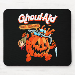 Tapis De Souris Cool Ghoul Aide Drôle Ghoul Citrouille Mignon Meme