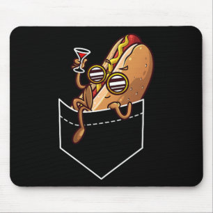Tapis De Souris Cool Hot Dog Conception Pour Hommes Femme Plat Hot