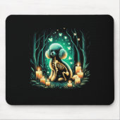Tapis De Souris Cool Jouet Poodle Chien Squelette Halloween Chien  (Devant)
