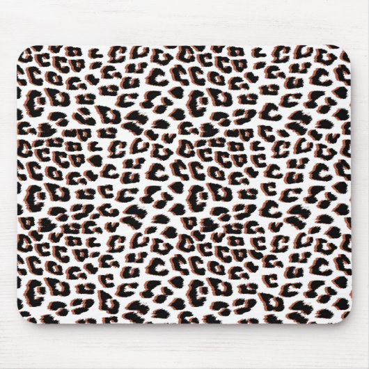 Tapis De Souris Cool Leopard Poster de animal Motif (Devant)
