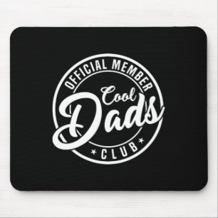 Tapis De Souris Cool membre Dads Club 2 Side Funny Fête des pères