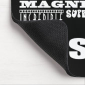 Tapis De Souris Cool Moderne Fun Bosses : Plus Grand Boss (Coin)