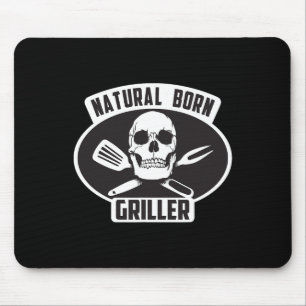 Tapis De Souris Cool Naturel Né Griller Barbecue Cadeau Pour Grill