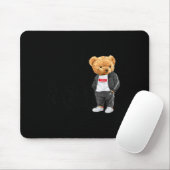 Tapis De Souris Cool New York City Teddy Bear Illustration Graphic (Avec souris)