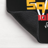 Tapis De Souris Cool Retro Happy Carré Root Day Numéro Plaisanteri (Coin)