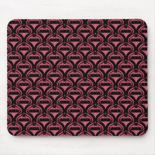 Tapis De Souris Cool rétro Mauve douce Mousepad (Devant)