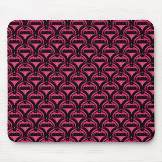 Tapis De Souris Cool rose rétro Mousepad (Devant)