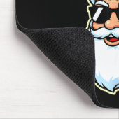 Tapis De Souris Cool Santa In Black Hat Sungles Graphic 2  (Coin)