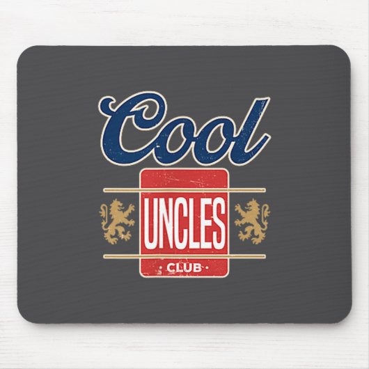 Tapis De Souris Cool Uncles Club For New Uncle Father's Day Uncle  (Devant)