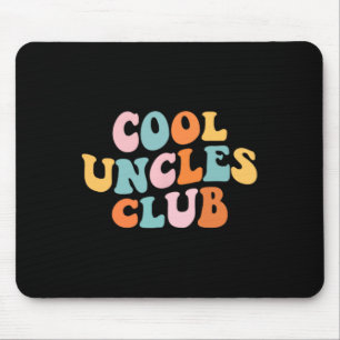 Tapis De Souris Cool Uncles Club Meilleur Oncle Jamais Drôle Poche