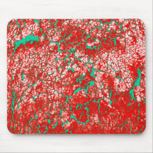Tapis De Souris Cool unique rose rouge vert rouge Motif Abstrait