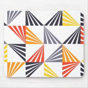 Tapis De Souris Cool, unique, tendance, urbain, triangles colorés