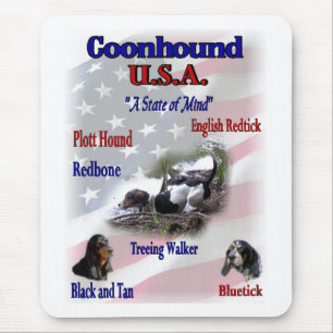 Tapis De Souris Coonhound États-Unis cadeaux