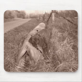 Tapis De Souris Coonhound Mousepad de Redbone (Devant)